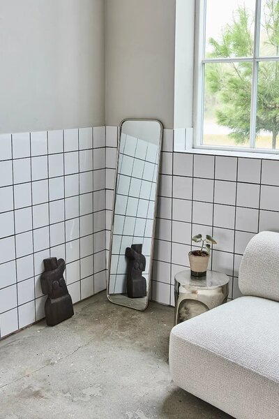 House Doctor ogledalo stensko iz nerjavečega jekla 35 x 130 cm