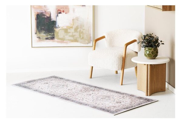 Bež/prašno moder tekač 80x200 cm Havana – House Nordic