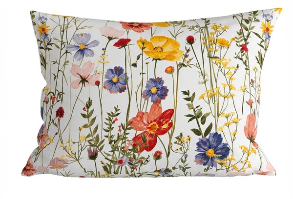 Prevleka za blazino iz mikrovlaken WILDFLOWERS 70x90 cm, barvna