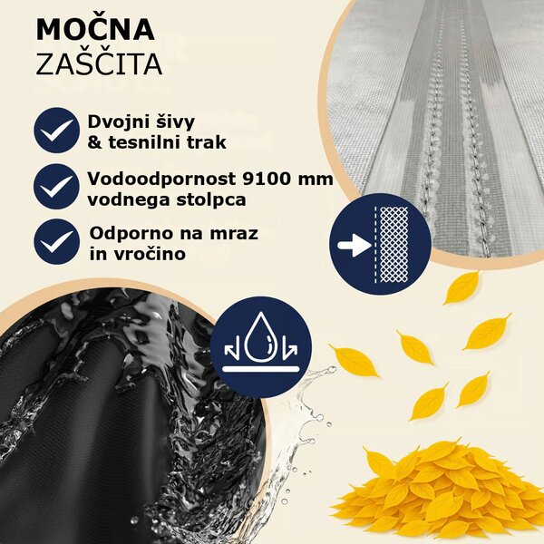 Zaščitna ponjava za pivski set BEER COVER, 180x90x74cm, antracitna Kingsleeve