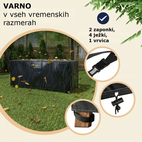 Zaščitna ponjava za pivski set BEER COVER, 180x90x74cm, antracitna Kingsleeve
