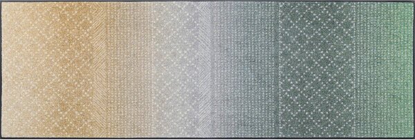 TEKAČ Green Desert 60/180 cm potiskano siva, zelena, bež