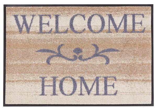 PREDPRAŽNIK Welcome Home 40/60 cm potiskano barve bezga, bež