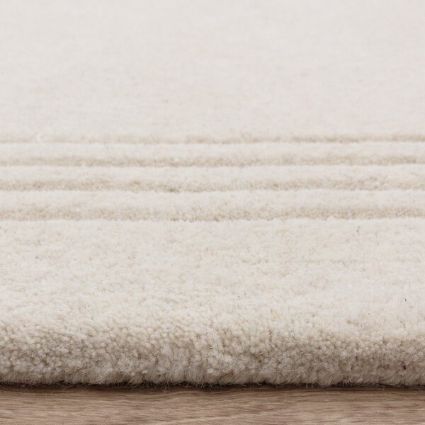 Slonokoščena ročno tkana volnena preproga 120x170 cm Orlo Ivory – Asiatic Carpets