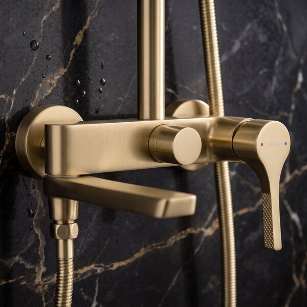 Komplet za prhanje PREMIUM Rea Maxim Brush Gold