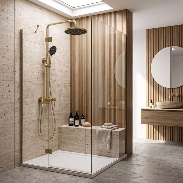 Komplet za prhanje PREMIUM Rea Maxim Brush Gold