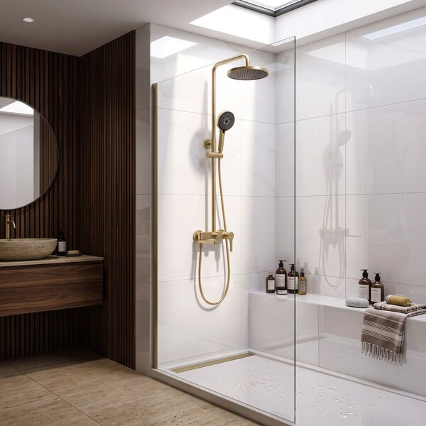 Komplet za prhanje PREMIUM Rea Maxim Brush Gold