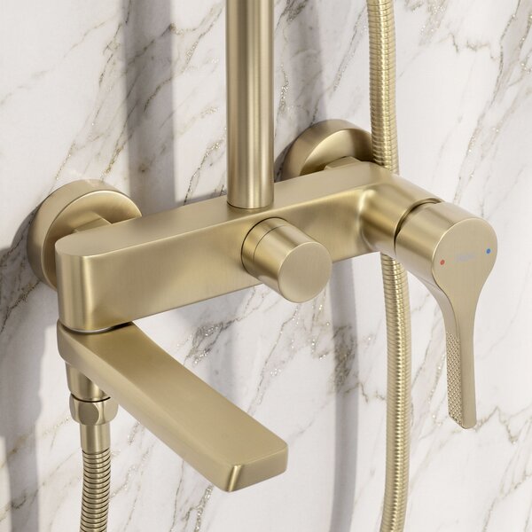 Komplet za prhanje PREMIUM Rea Maxim Brush Gold