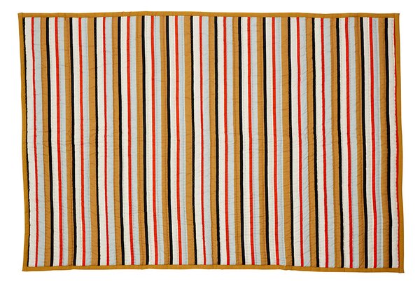 HübschHübsch - Pavilion Plaid Striped Ochre/Multi Hübsch