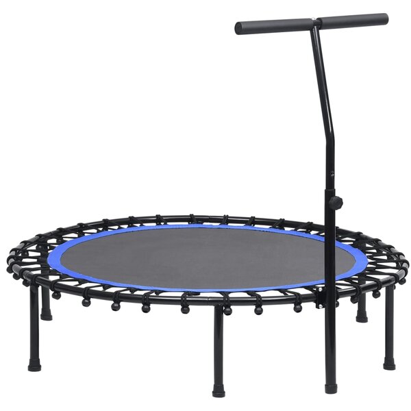 VidaXL Fitnes trampolin z ročajem 122 cm