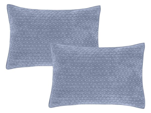 Okrasne blazine v kompletu 2 ks 50x75 cm Attica Velvet Embroidered – Bianca