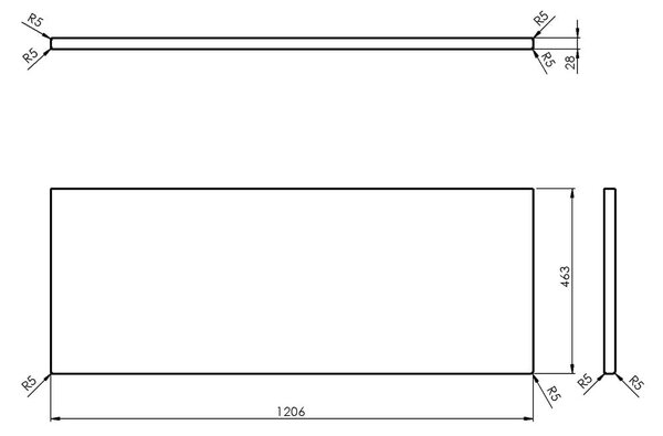 Pult omarice za umivalnik iz masivnega hrasta v naravni barvi 121x46 cm Woody – Sapho