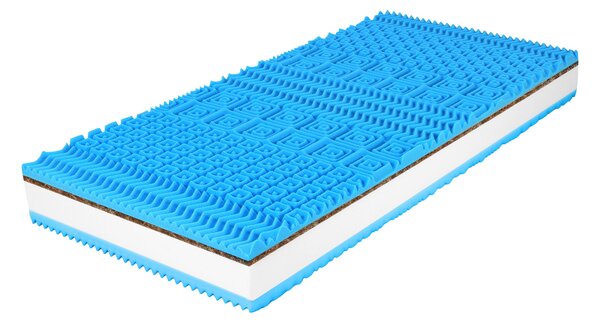 Wilsondo Penasta vzmetnica s kokosovo plastjo Zenor 90x200x21 - prevleka Silver