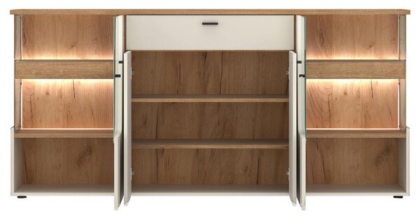 Premium Living Komoda Cut Out, Barva Hrasta, Kašmir