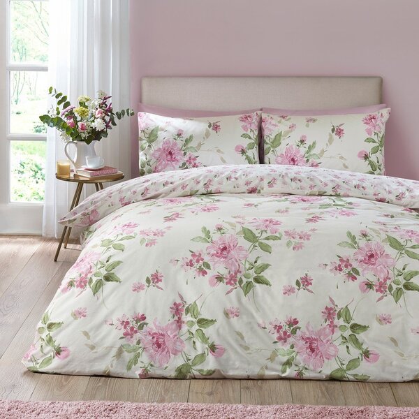 3-delna posteljnina za zakonsko posteljo 200x200 cm Avebury Floral – Catherine Lansfield