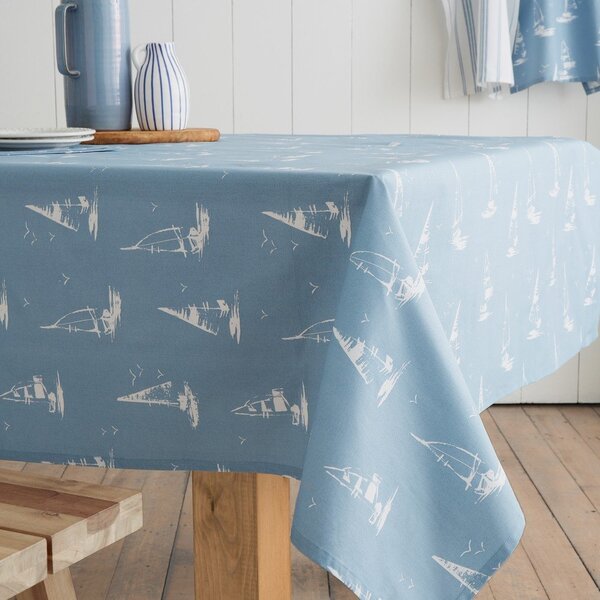 Bombažen namizni prt 137x229 cm Salcombe Boats – Catherine Lansfield