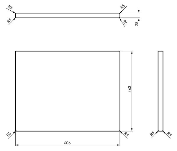 Pult omarice za umivalnik iz masivnega hrasta v naravni barvi 61x46 cm Woody – Sapho