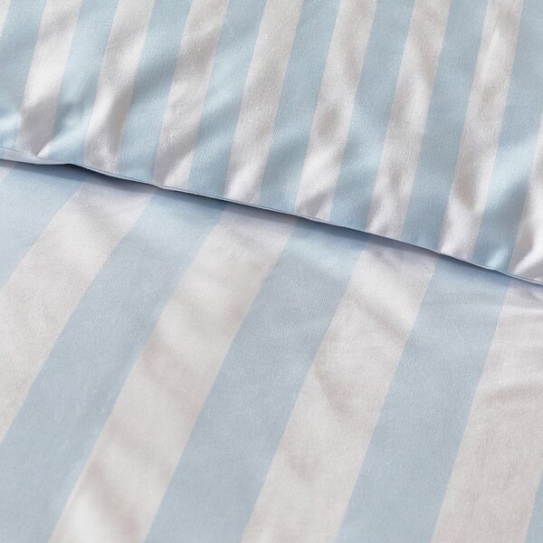 Bela/modra enojna posteljnina 135x200 cm Stripe Tease – Sassy B