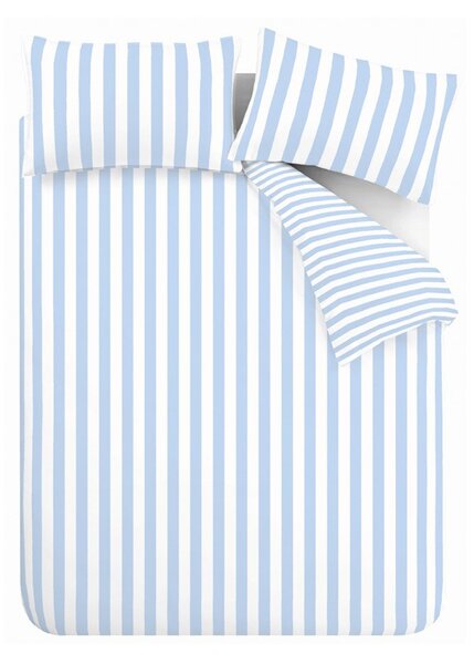 Bela/modra enojna posteljnina 135x200 cm Stripe Tease – Sassy B