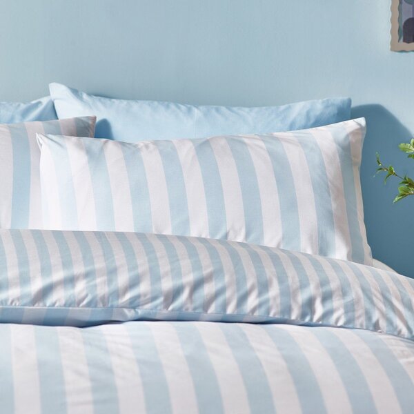 Bela/modra enojna posteljnina 135x200 cm Stripe Tease – Sassy B