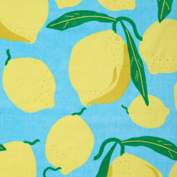 Bombažna brisača za na plažo 92x180 cm Lemons Lounger – Catherine Lansfield