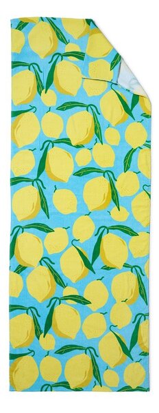 Bombažna brisača za na plažo 92x180 cm Lemons Lounger – Catherine Lansfield