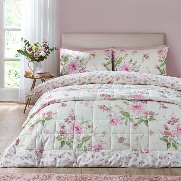 Prešito pregrinjalo 220x230 cm Avebury Floral – Catherine Lansfield