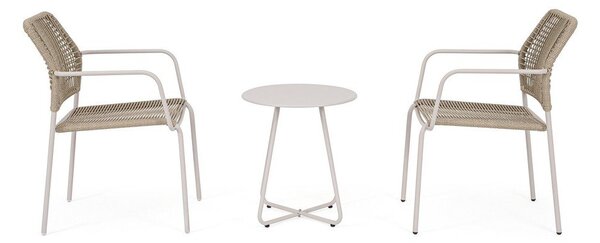 Jeklena okrogla vrtna mizica ø 45 cm Jable – Bizzotto