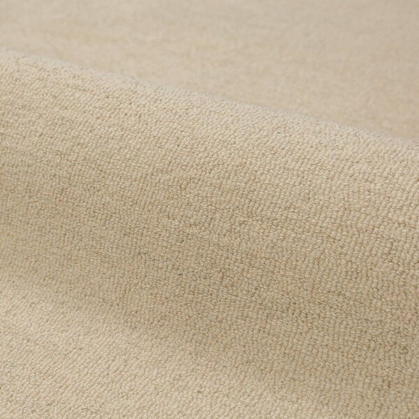 Ročno tkan volnen tekač v naravni barvi/zelenomoder 80x230 cm Wiggle Wool – Flair Rugs