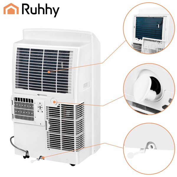 4v1 3.5kW prenosna klimatska naprava WIFI ogrevanje in razvlaževanje 12000BTU - 2612652