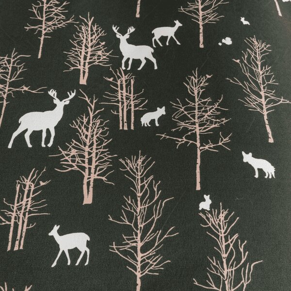 Posteljnina iz mikrovlaken OAK DEER temno zelena Dimenzije posteljnine: 70 x 90 cm | 140 x 220 cm
