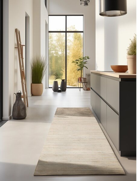 Bež tekač 80x200 cm Handloom – Hanse Home