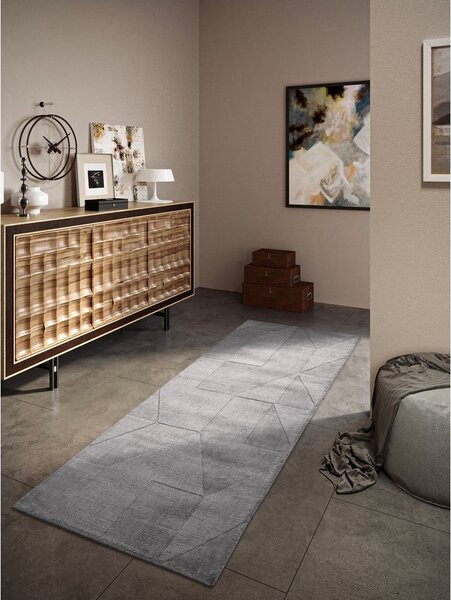 Siv ročno tkan volnen tekač 80x250 cm Ursule – Villeroy&Boch
