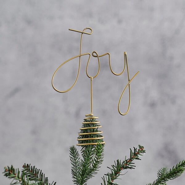 Božični okras GOLD JOY 21 cm, zlata