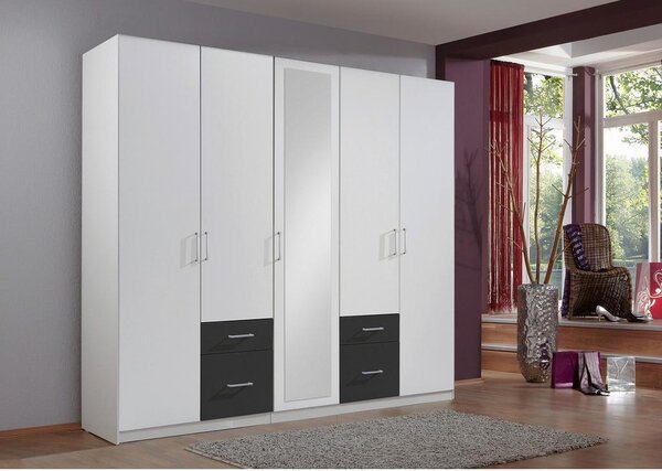 Modern Living Omara S Klasičnimi Vrati Freiburg, Bela, Barva Grafita
