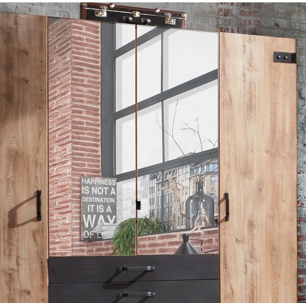 Modern Living Omara S Klasičnimi Vrati Detroit, Barva Grafita