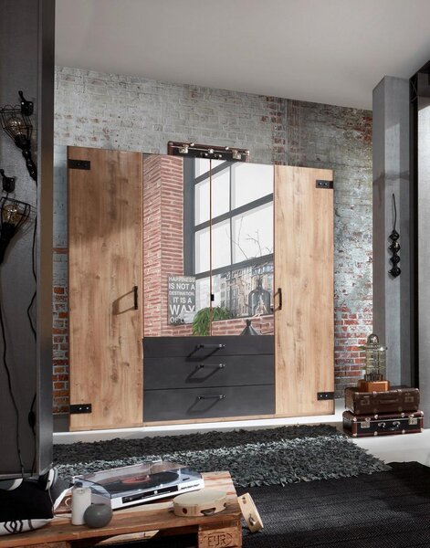 Modern Living Omara S Klasičnimi Vrati Detroit, Barva Grafita