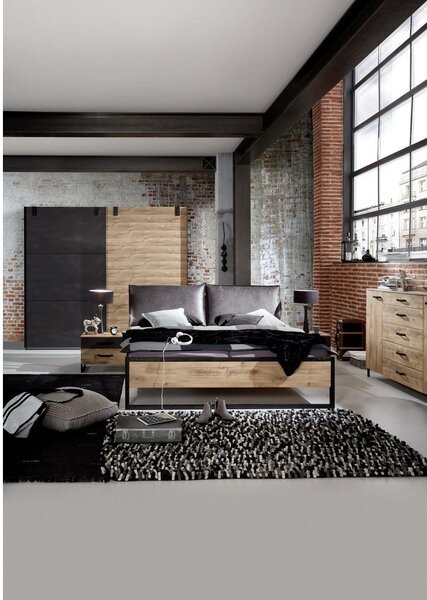 Modern Living Omara Z Drsnimi Vrati Detroit, Barva Grafita