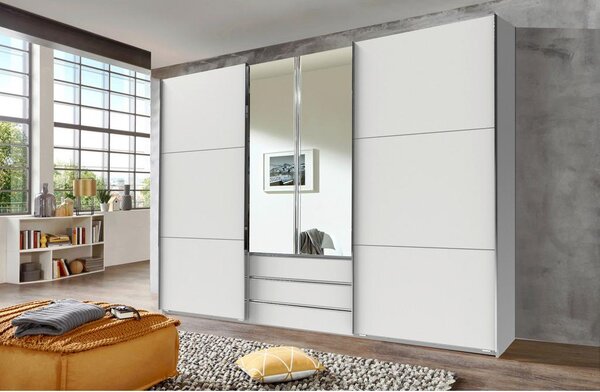 Premium Living Omara Z Drsnimi Vrati Magic, Bela