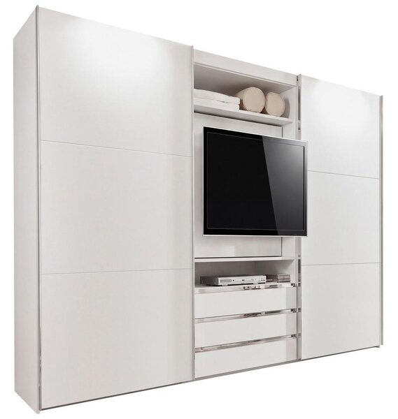 Premium Living Omara Z Drsnimi Vrati Magic, Bela