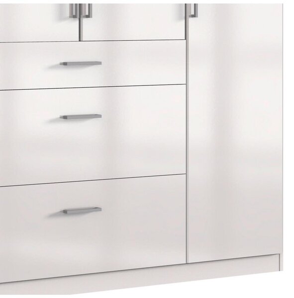 Modern Living Omara S Klasičnimi Vrati Clack, Bela