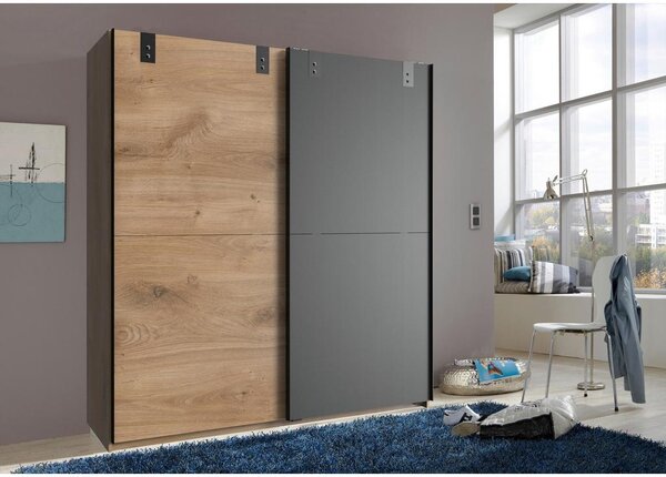 Modern Living Omara Z Drsnimi Vrati Cardiff, Barva Grafita