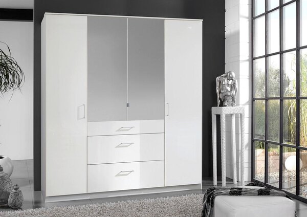 Modern Living Omara S Klasičnimi Vrati Clack, Bela