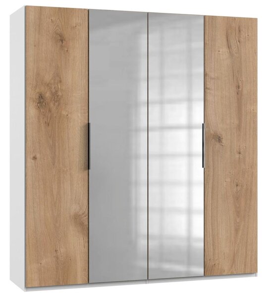 MID.YOU Omara S Klasičnimi Vrati Level 36 A, Bela, Barva Hrasta