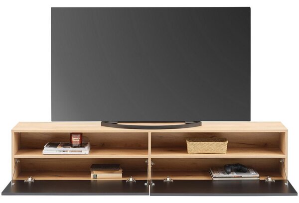 Modern Living Tv-element Otis, Črna, Barva Hrasta