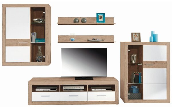 Modern Living Stenska Polica Malta, Barva Hrasta