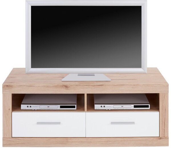 Modern Living Tv-element Malta, Bela, Barva Hrasta