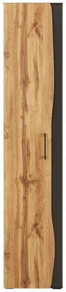 Premium Living Visoka Omara Timber, Hrast, Temno Siva
