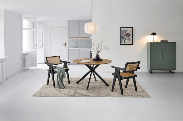 P & B Jedilna Miza Levin, Barva Hrasta, Ø 120cm