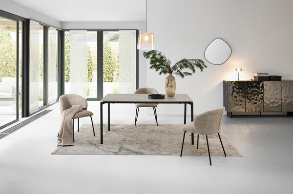 P & B Jedilna Miza Lean, Siva, 160x90